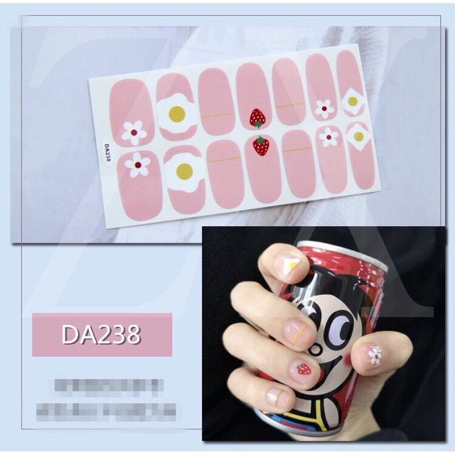 Set dán móng tay Nails dán nghệ thuật nhiều màu - có ngay bộ móng đẹp trong 5 phút (Nail wraps / Nail stickers)