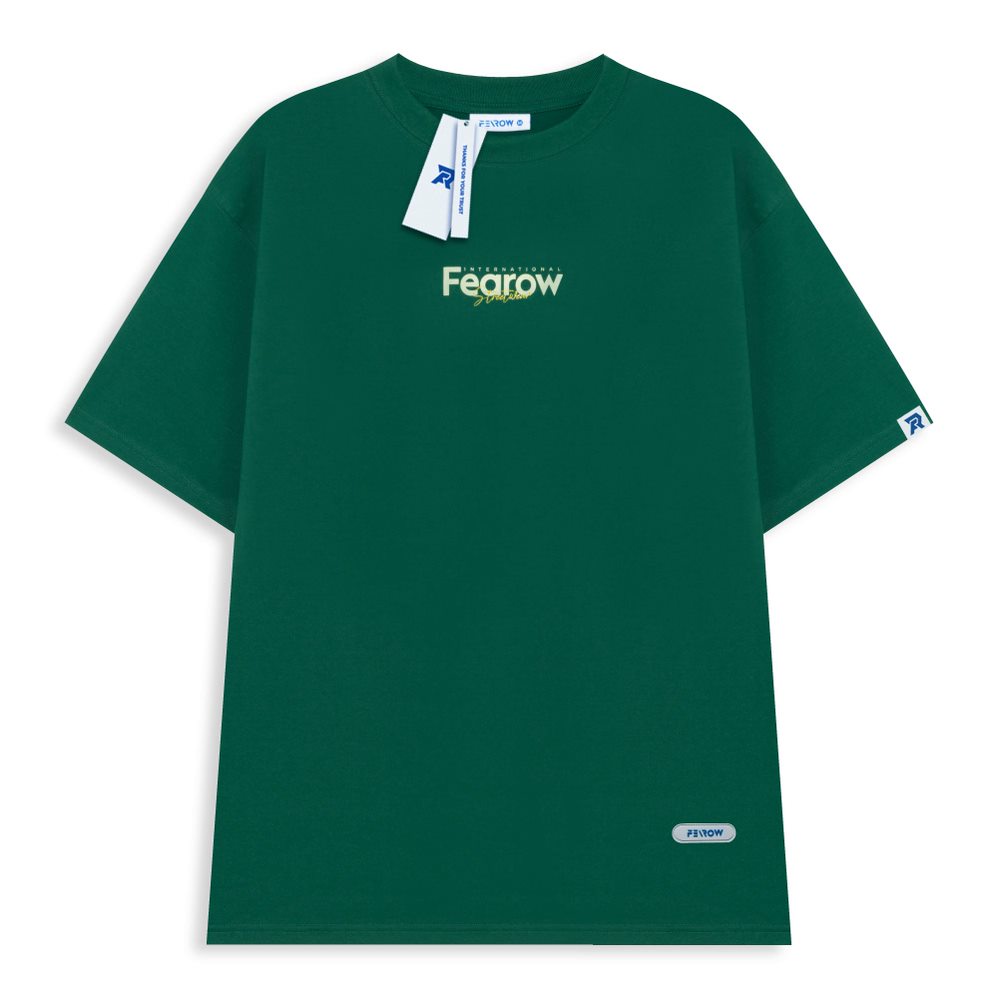 Áo thun nam nữ local brand unisex Fearow Multifont / Màu Xanh Lá Đậm - FW163