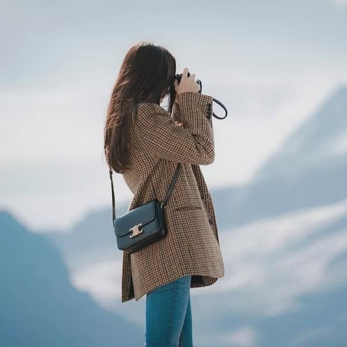 Túi xách nữ cầm tay Celin khóa hoa hàng đẹp cao cấp