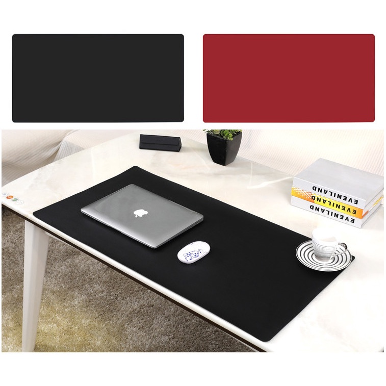 Miếng Lót Bàn Làm Việc DeskPad Da Cỡ Lớn 120x60 Kiêm Bàn Di Chuột Máy Tính Mouse Pad Chống Nước Cao Cấp