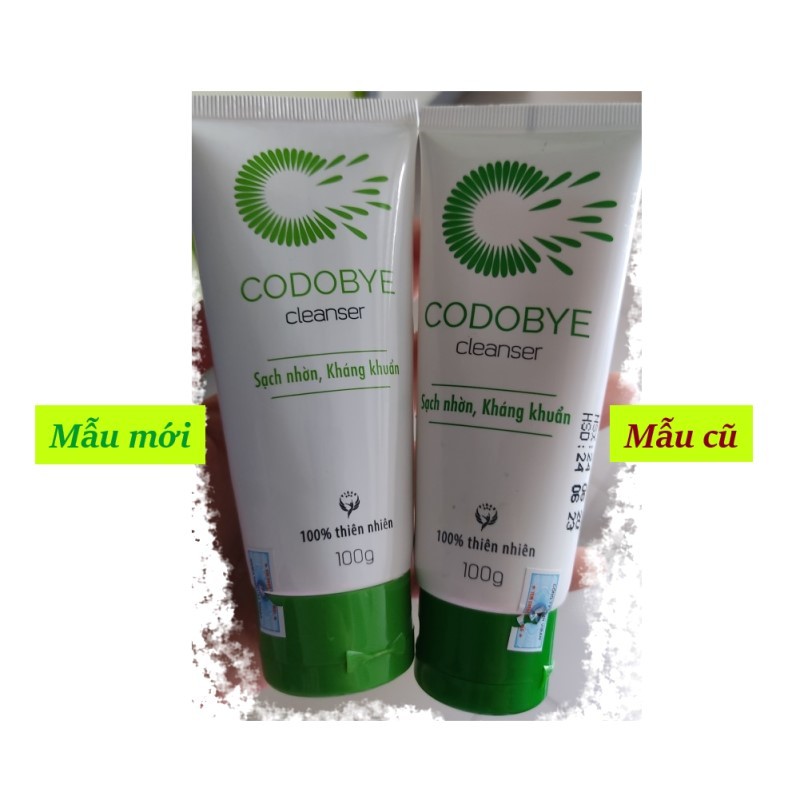 CODOBYE CLEANSER ® 100g - Sữa Rửa Mặt Thảo Mộc Ngừa Mụn