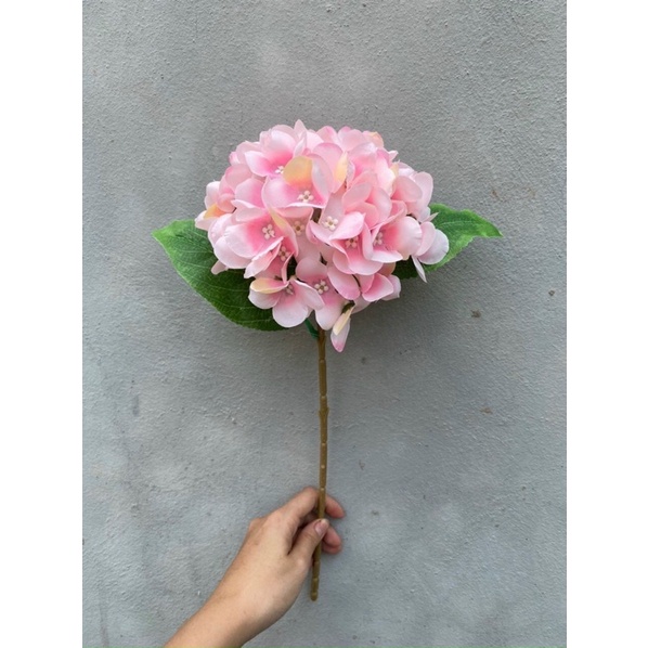 Hoa Cẩm Tú Cầu Đại Phong Cách Vintage dài 46 cm trang trí nhà cửa