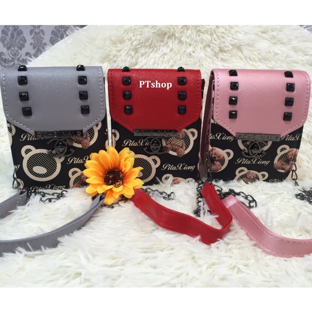 TÚI ĐỰNG ĐIỆN THOẠI HÌNH GẤU (có 14 màu)