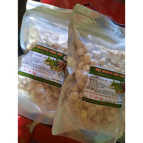 500gr NHÂN MACCA VỠ ĐÔI SẤY CHÍN