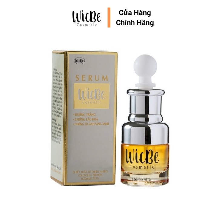 Serum dưỡng trắng da ngăn ngừa nám mờ vết thâm chống lão hóa căng bóng da Wicbe 22g