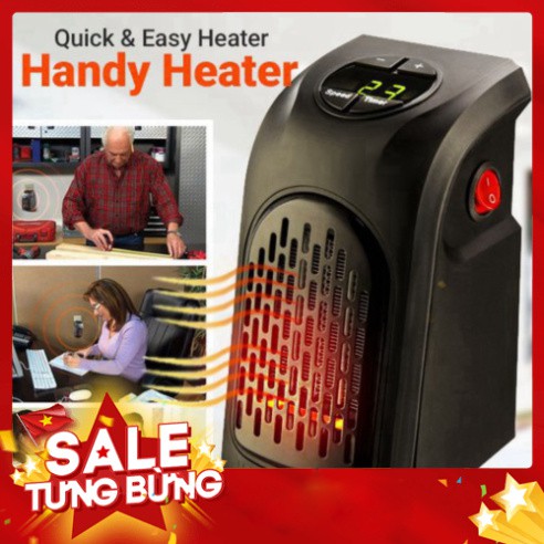 [FREE SHIP] 💥[FREESHIP+ CÓ VIDEO]💥 Quạt sưởi có hẹn giờ Handy Heater Hàng Chính Hãng💥BẢO HÀNH 12 THÁNG💥SIÊU HOT💥