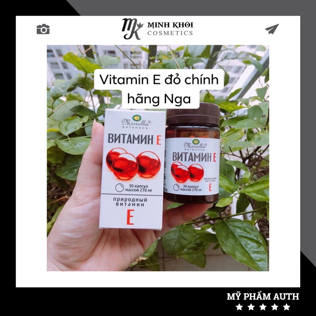 Vitamin E đỏ Nga 270mg