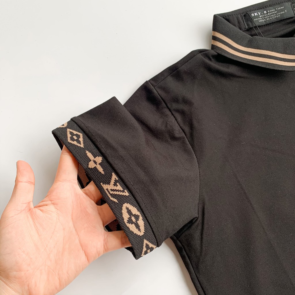 Áo Polo có cổ thêu nhiều mẫu khác nhau, chất Cotton Hàn cao cấp co dãn 4 chiều, thiết kế sang  - Chaqueen | BigBuy360 - bigbuy360.vn