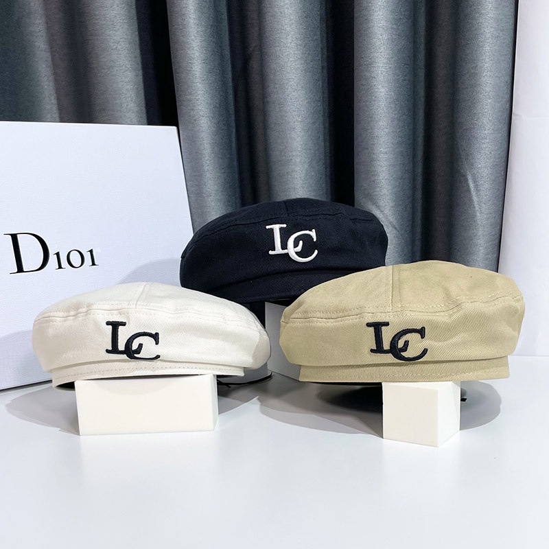 Mũ Beret Thêu Chữ Phong Cách Retro Nhật Bản Thời Trang Cho Nữ