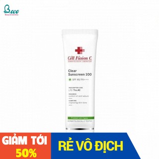 [GIẢM TỚI 50%] Kem Chống Nắng Cell Fusion C Clear Sunscreen 100 SPF 48+/PA+++ 50ml - Cửa Hàng Beco