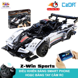 Đồ chơi lắp ráp xếp hình xe điều khiển từ xa z-wind sports cada model c51054 với 457 mảnh ghép