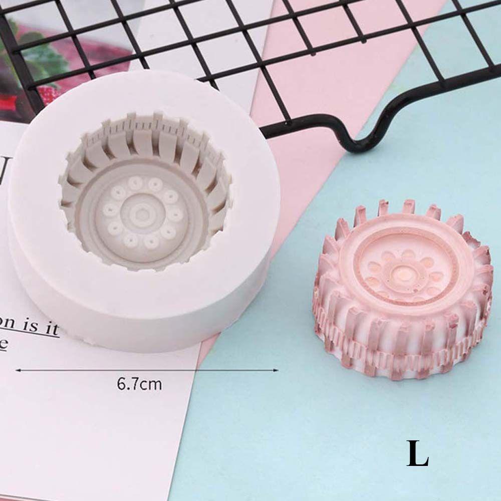 Khuôn Silicone Tạo Hình Bánh Xe Hơi Trang Trí DIY
