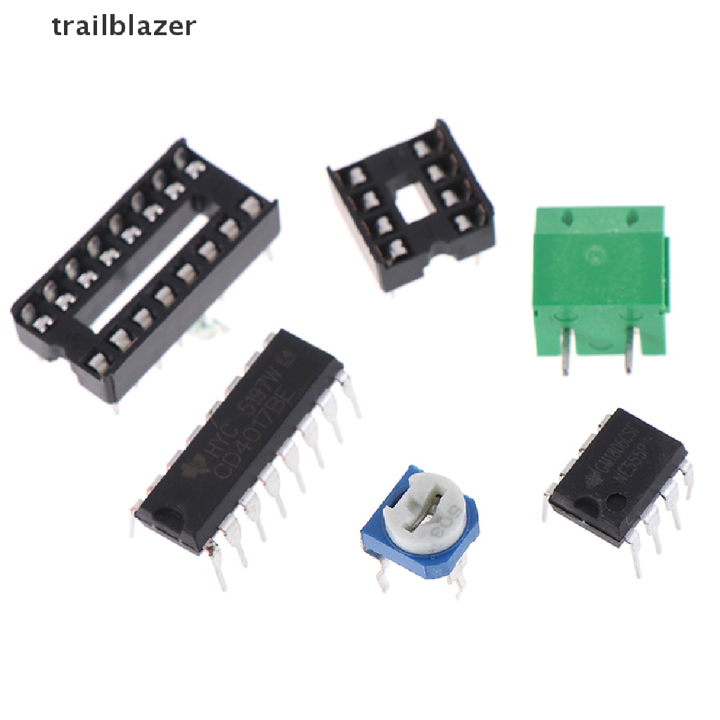 Set Mô Đun Đèn LED ne555 + Bảng Mạch cd4017 Cb Iio