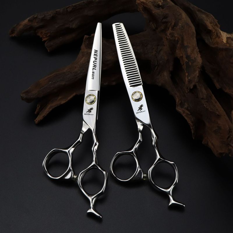 Kéo Cắt Tóc Kích Thước 6.0 Inch Có Răng Cưa Chất Lượng Cao