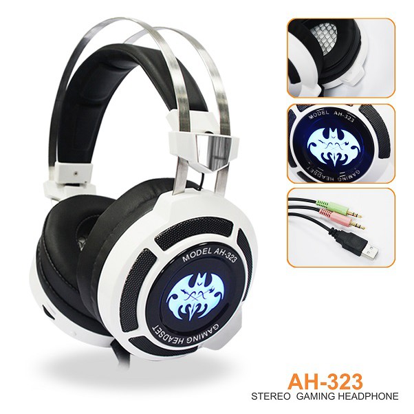 BH 12 tháng Tai nghe gaming Soundmax AH-323 có mic Chính Hãng Phân Phối