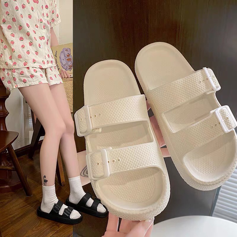 Dép lê hai quai ngang, dép xốp siêu nhẹ, hàng hottrend trẻ trung 2022