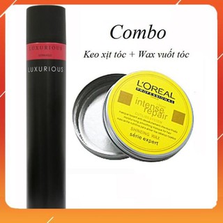 Combo gôm luxurious và sáp vuốt tóc