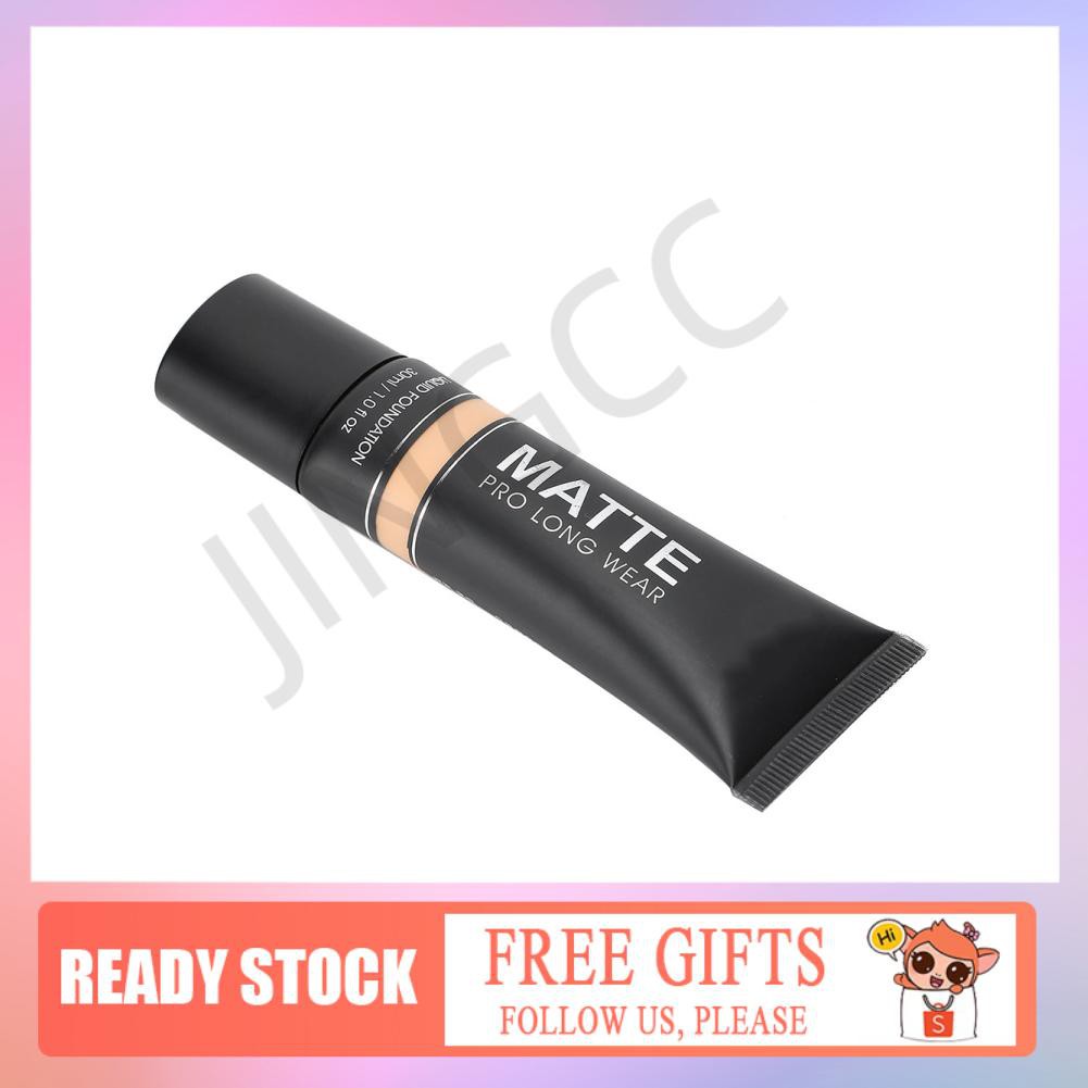 (hàng Mới Về) Kem Nền Dạng Lỏng Che Khuyết Điểm Kiểm Soát Dầu Chống Nước Lâu Trôi