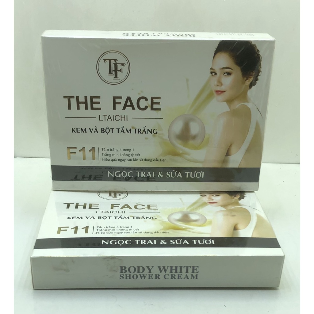 Tắm Trắng Body Tắm Trắng Ngọc Trai Sữa Non The Face F11