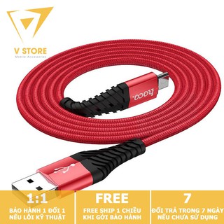 CÁP SẠC NHANH DÂY DÙ MICRO USB 2.4A HOCO X38 - DÀI 1.0M [HOCO ĐÀ NẴNG]