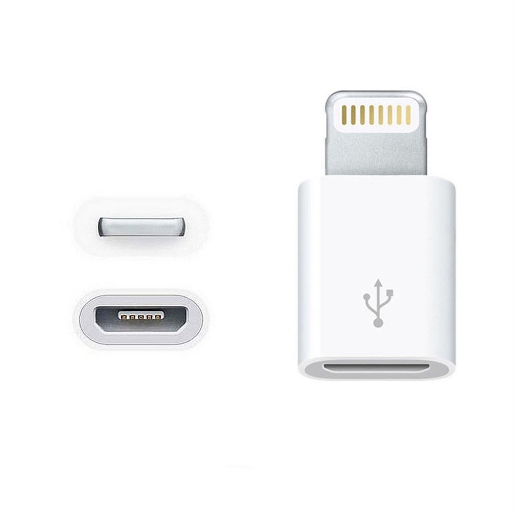Đầu chuyển đổi từ Lightning IOS - USB to Lightning sang android Micro USB