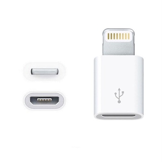 Đầu chuyển đổi từ Lightning IOS - USB to Lightning sang android Micro USB