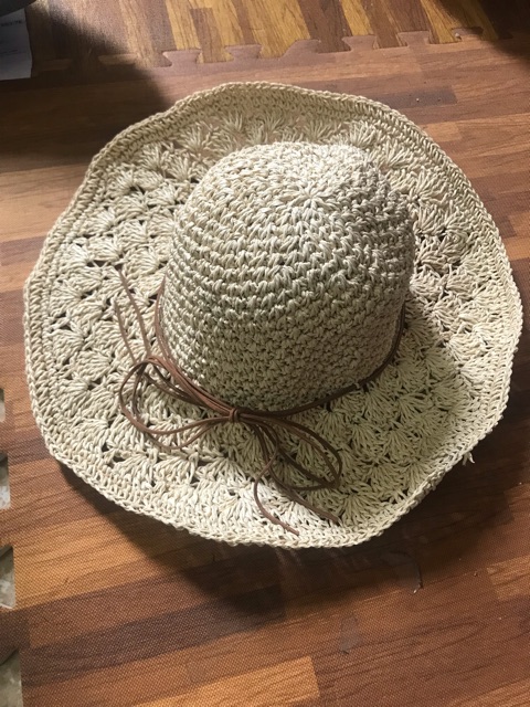 Mũ cói tiểu thư đi biển