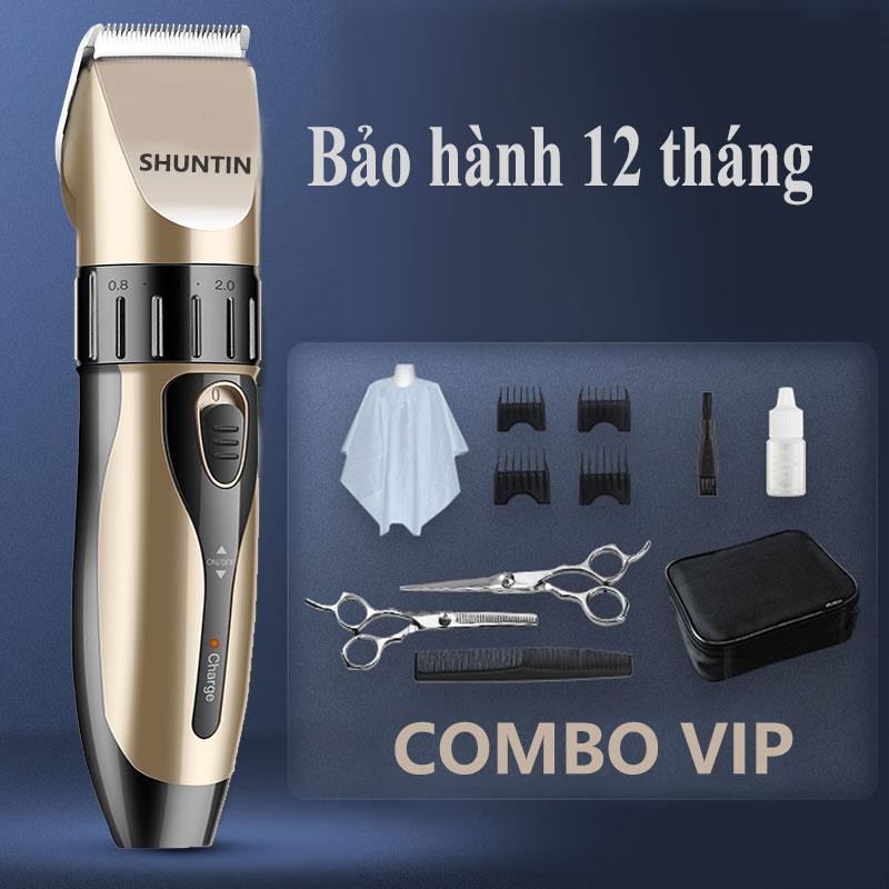 tông đơ cắt tóc SHUNTIN cho bé NGƯỜI LỚN TRẺ EM SẠC PIN CẦM TAY GIA ĐÌNH MINI TẠO KIỂU TÓC THỜI TRANG NHIỀU CHẾ ĐỘ