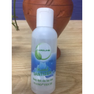 Combo 5 chai dung dịch rửa tay khô Caroline 100ml (dạng Gel)