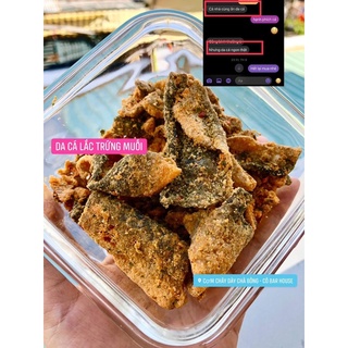 [Món mới] Da cá ba sa lắc phô mai trứng muối || Đóng gói 200gr/bịch
