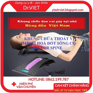 Khung định hình cột sống cổ Doctor Spine- Giúp phục hồi đốt sống cổ bị thoái hóa, thoát vị, đau vai gáy, đau nhức cổ vai