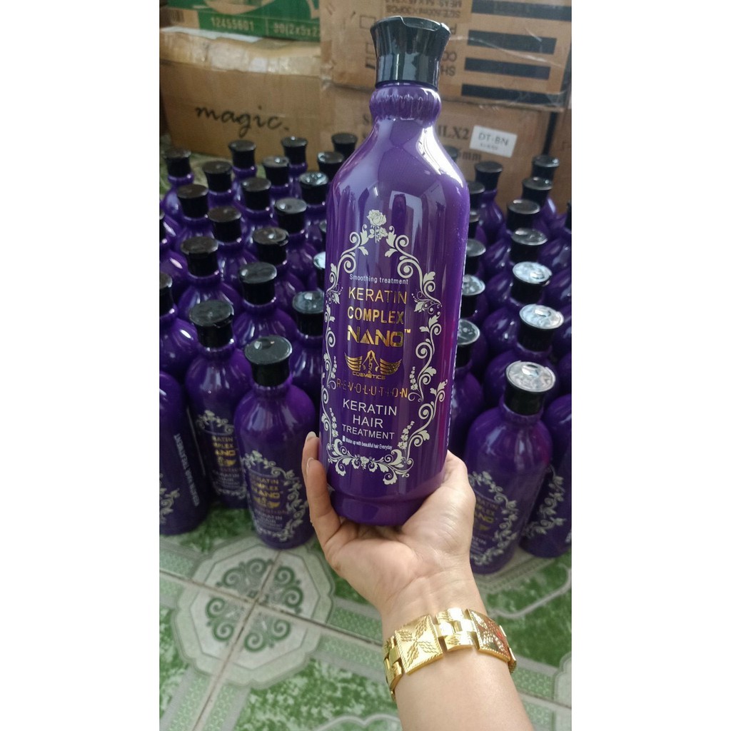 Keratin Complex Nano Smoothing Treatment phục hồi làm thẳng tóc 1000ml