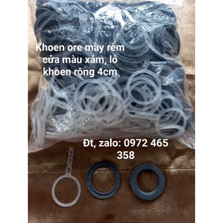“khoen ore may rèm cửa màu xám”