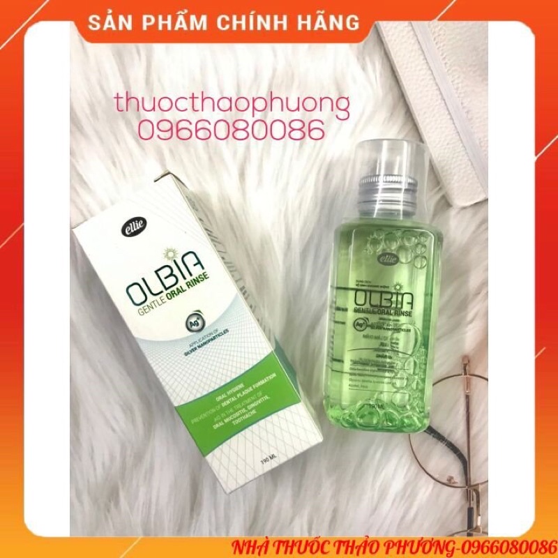 ✅Nước súc miệng OLBIA ⚡️Chlorhexidine kếthợp Nano bạc⚡️sát khuẩn bảo vệ răng miệng,lợi ,vòm họng hiệuquả đặc biệt corona