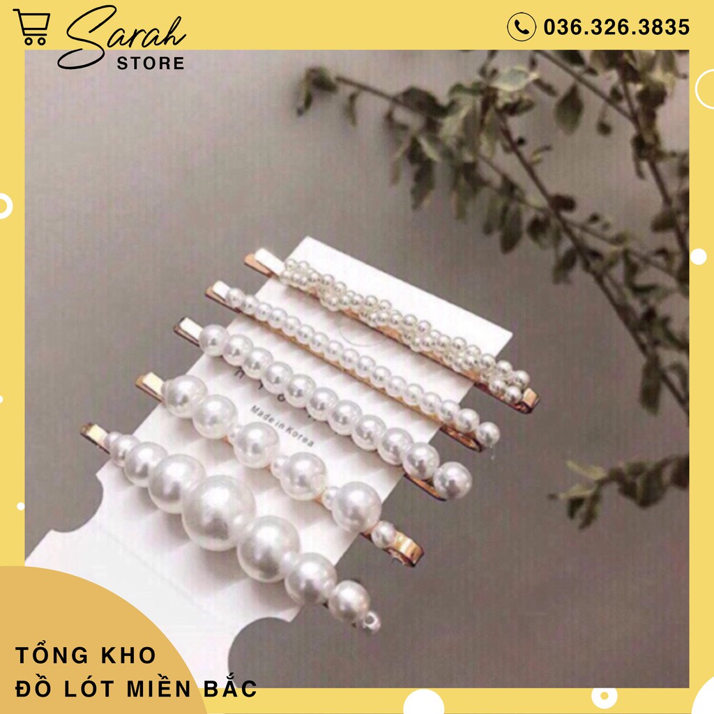 Set 5 Kẹp Tóc Hàn Quốc Siêu Xinh