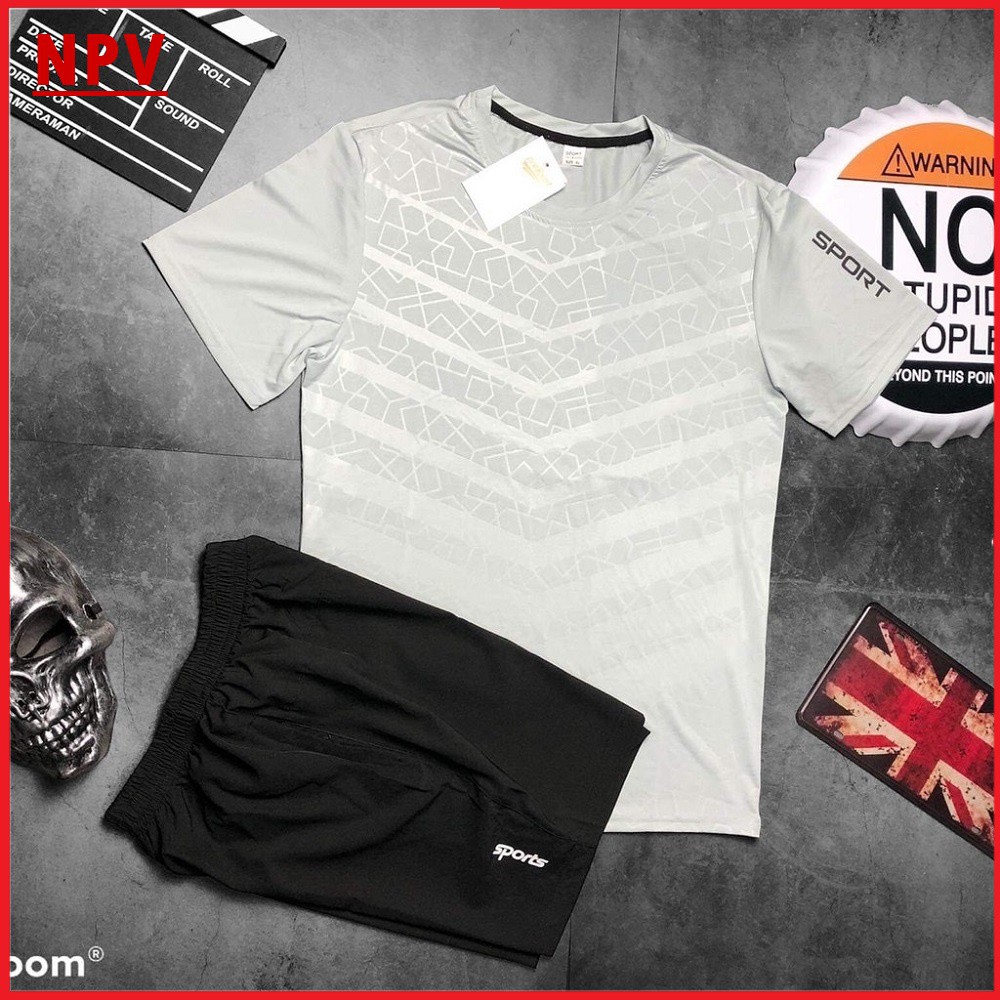 Đồ bộ thể thao nam tập gym,mặc ở nhà đi chơi cực thoáng mát, thấm hút mồ hôi tốt thời trang | BigBuy360 - bigbuy360.vn