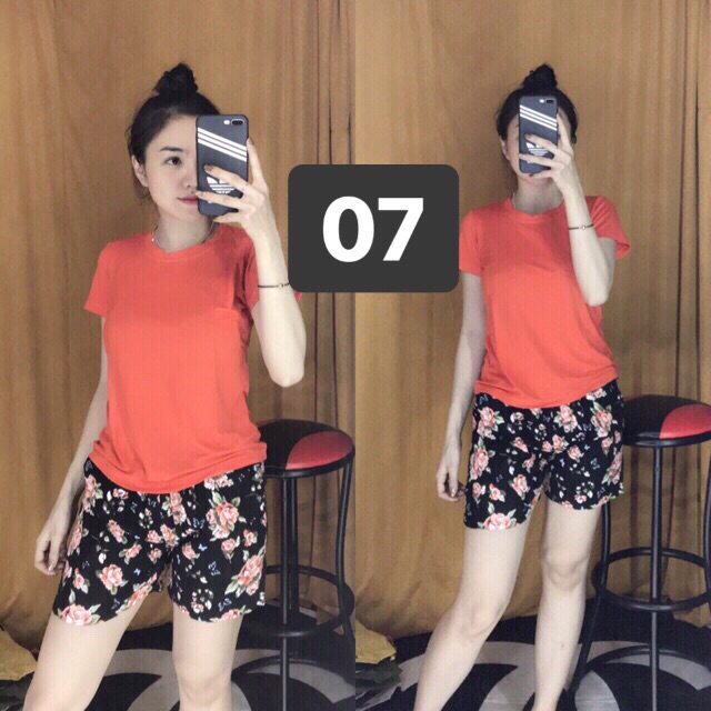 Đồ bộ thun quần kaki (đùi)