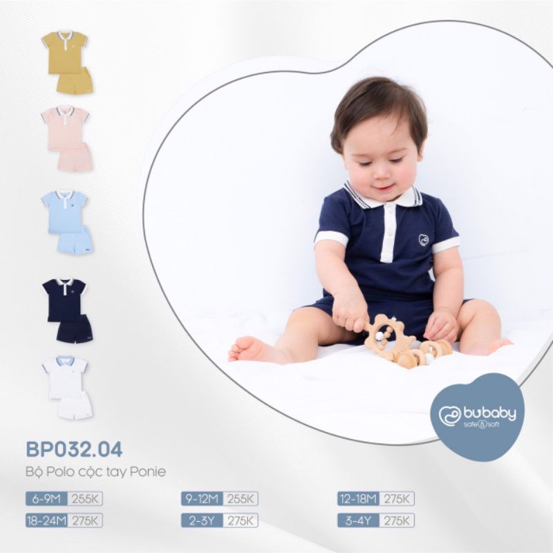 Bộ Cộc Tay BU Ponie B30 B34 B53 • 12-18M 18-24M 2-3Y 3-4Y • Choding Home