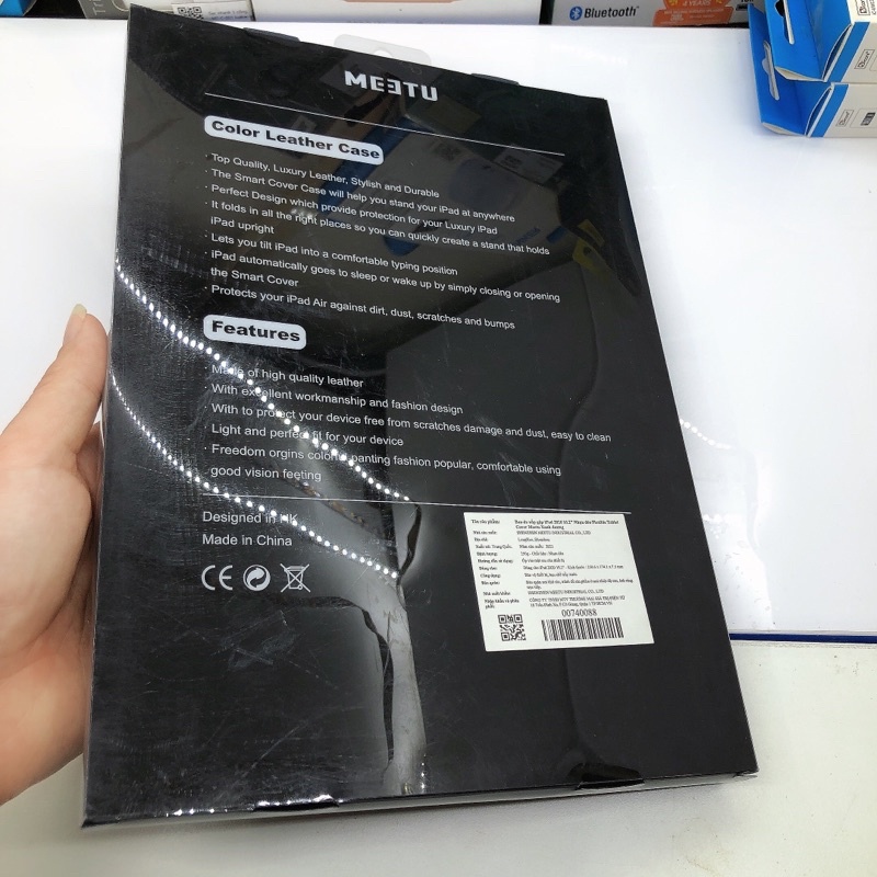 Bao da nắp gập IPAD 10.2 Hàng cao cấp Chính Hãng Meetu