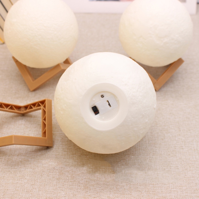 Đèn ngủ, đèn trang trí hình cầu có giá đỡ có thể tô màu sáng tạo