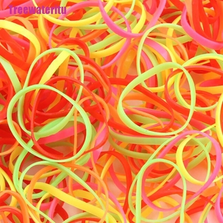 Set 100 Dây Thun Cột Tóc Nhiều Màu Cho Bé Gái