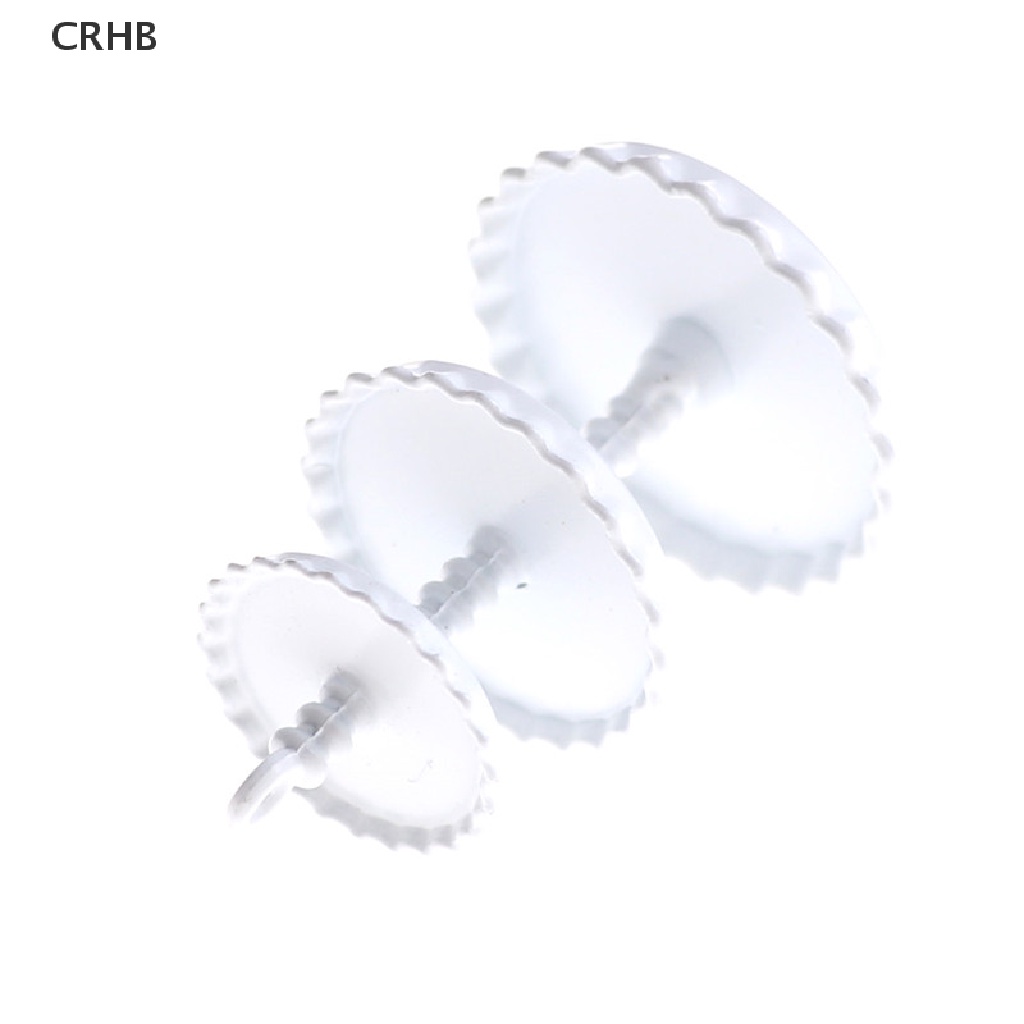 Crhb 1 Giá Kim Loại 3 Tầng Màu Trắng 1 / 12 Để Món Tráng Miệng Trang Trí Nhà Búp Bê Mới