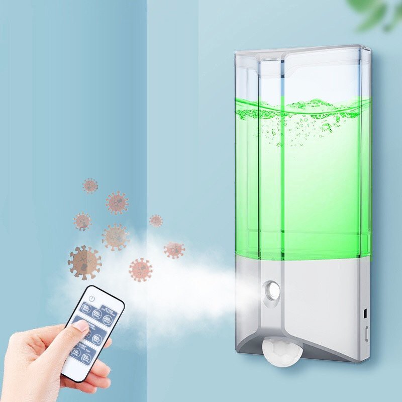 Máy khử trùng không dây cảm biến nhiệt tự động, Hộp khử khuẩn nano có điều khiển từ xa