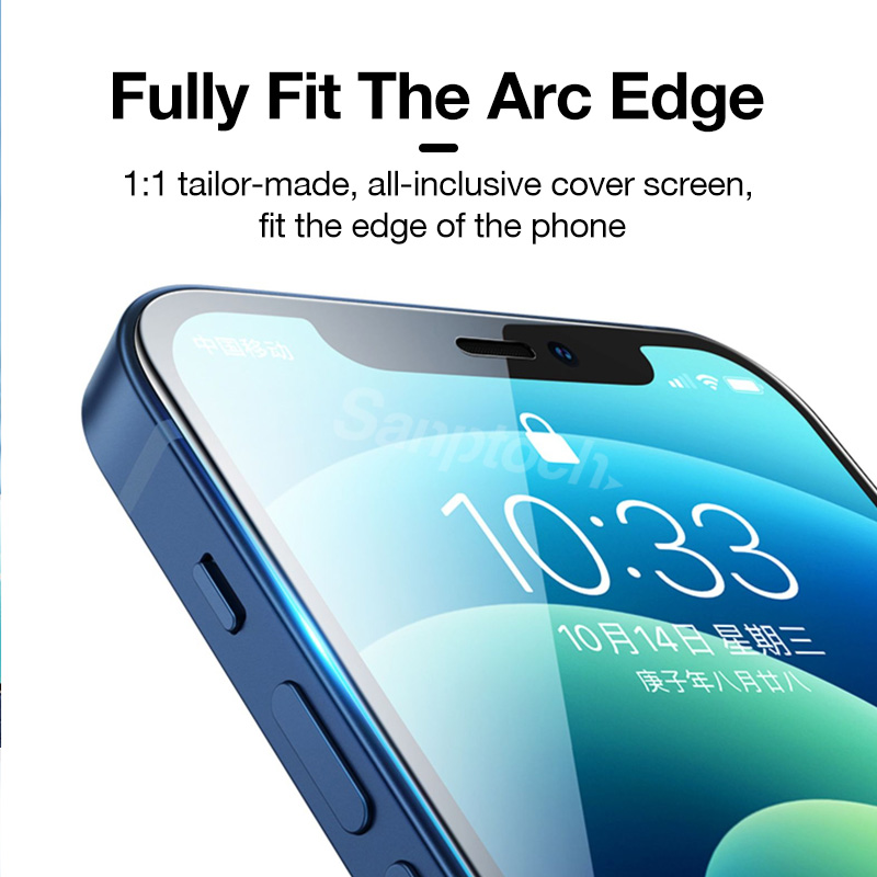Kính bảo vệ toàn màn hình Sanptoch phù hợp cho iPhone 11/12/13 Pro Max 13