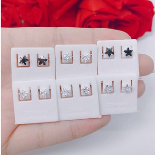 Bông nụ ngôi sao bạc ta có 2 màu đen - trắng- re vo dich