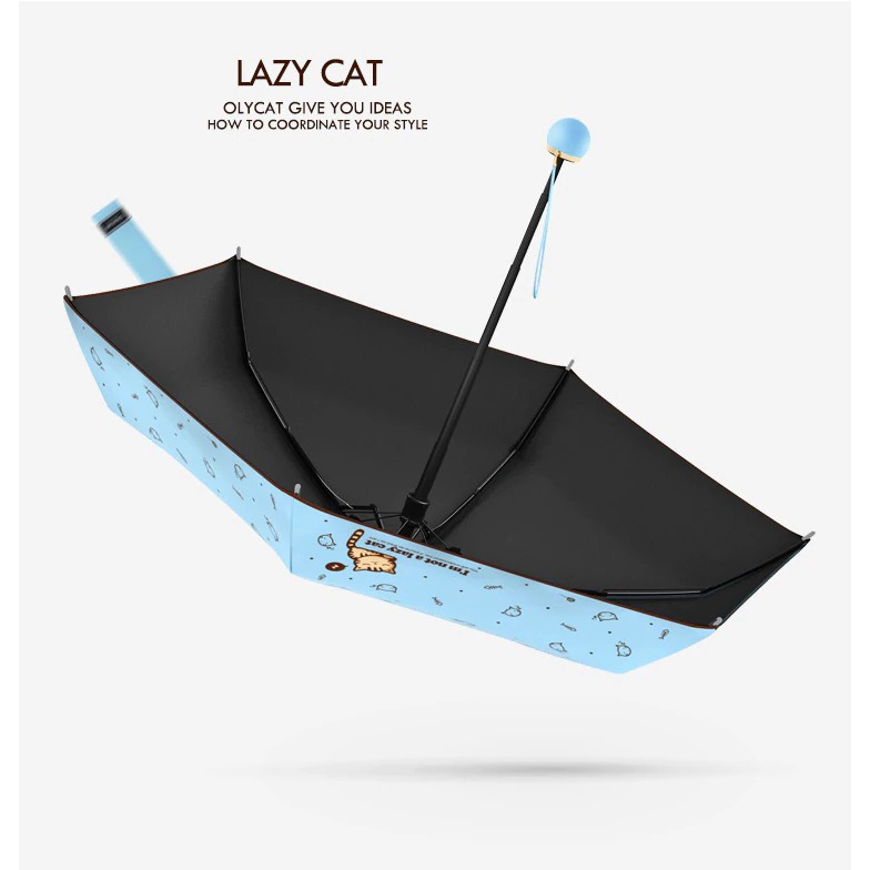 OLYCAT Ô dù cao cấp mini chống tia UV - Mẫu Lazy Cat