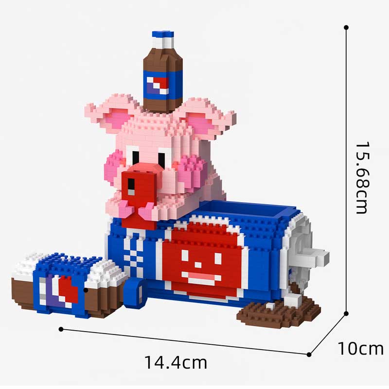 Bộ Đồ Chơi Xếp Hình Mảnh Nhỏ Hình Gấu Trúc Shirley Vita Tiger Cho Bé