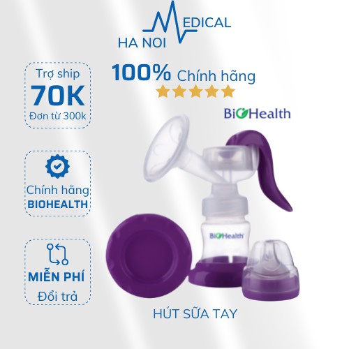 HÚT SỮA CẦM TAY - Dụng cụ hút sữa bằng tay BioHealth EE Clasic chính hãng - Nhập khẩu Úc [CHÍNH HÃNG]