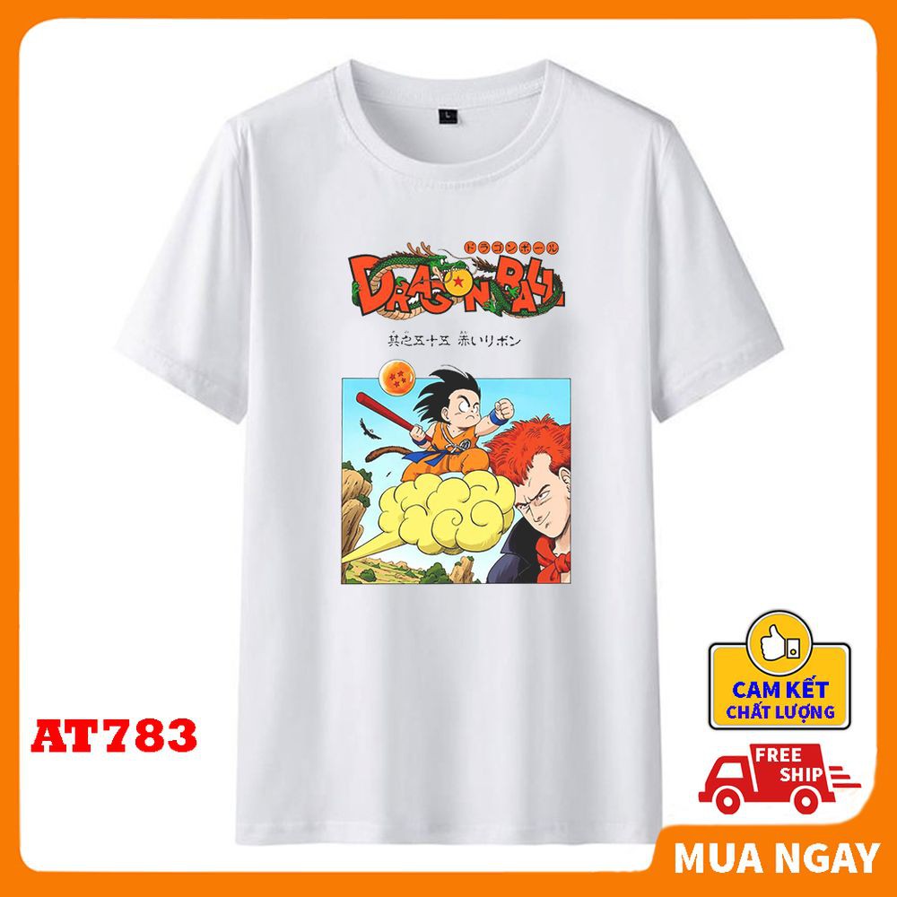 ÁO thun nam nữ rẻ đẹp in hình 7 Viên Ngọc Rồng DRAGON BALL vải thun mềm mịn rong rộng thoáng mát cao cấp mới nhất 2020