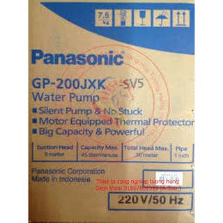 [RẺ VÔ ĐỊCH]Máy Bơm Nước Panasonic GP200 Siêu Bền Siêu Rẻ